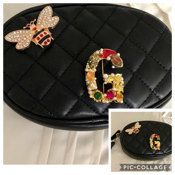 Price Drop! ⤵️ 1 Left!!! Black Quilted Fanny Pack - Picture 6 of 7